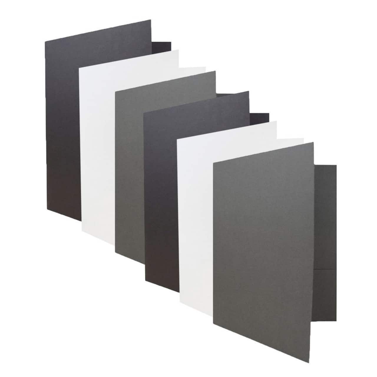 JAM Paper Linen Textured 2-Pocket Folders, 6ct.